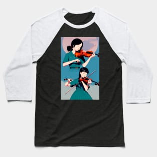 girl playing violin Baseball T-Shirt